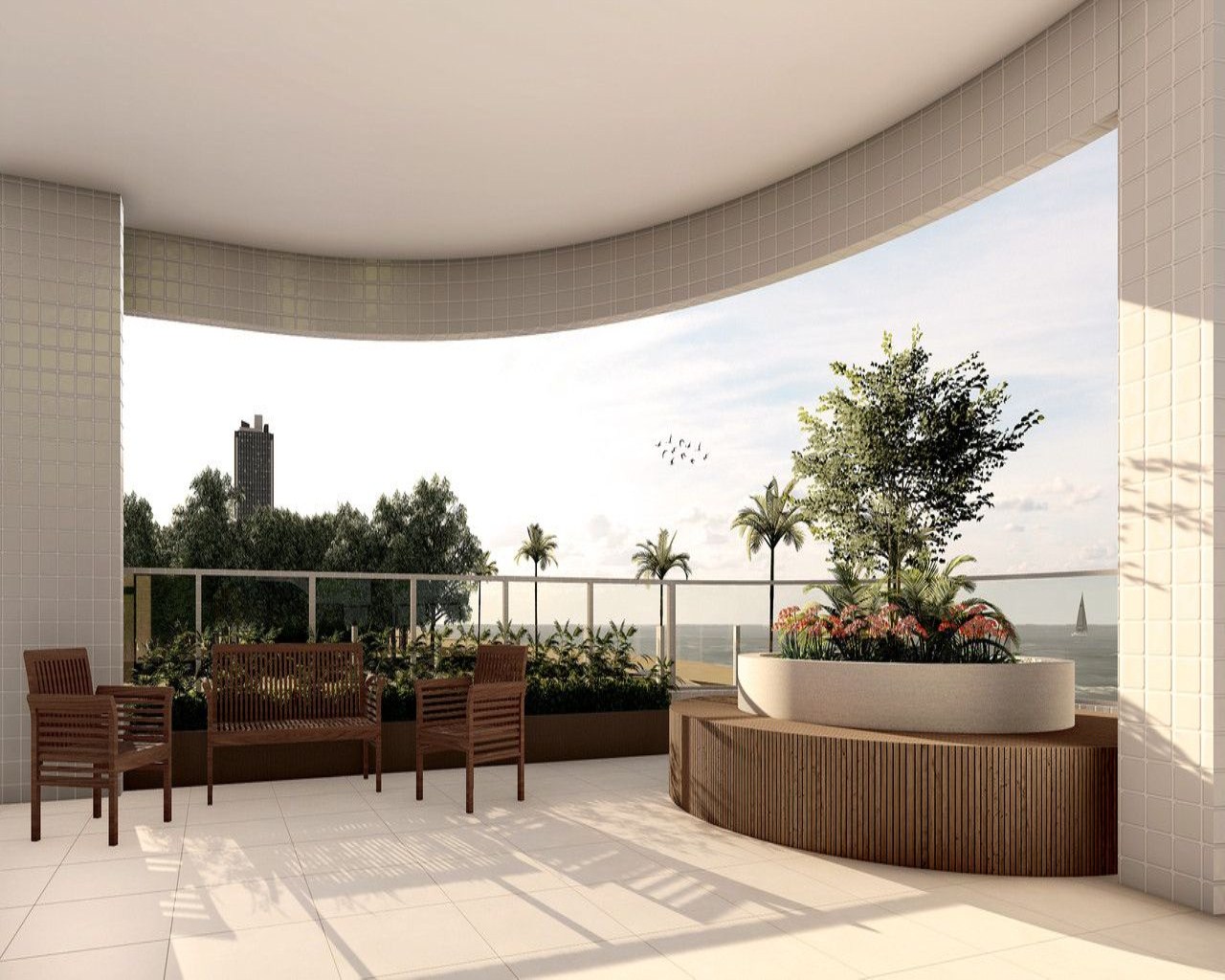Apartamento novo de alto padrão, vista ao mar, com 2 dormitórios (suíte) à venda, 82 m² por R$ 443.343,87 - jardim real - praia grande/sp