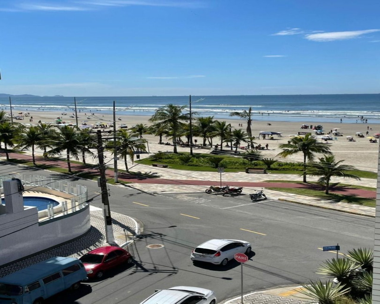 Apto mobiliado, pé na areia, c/ 2 dorm., 78 m² - caiçara - praia grande/sp