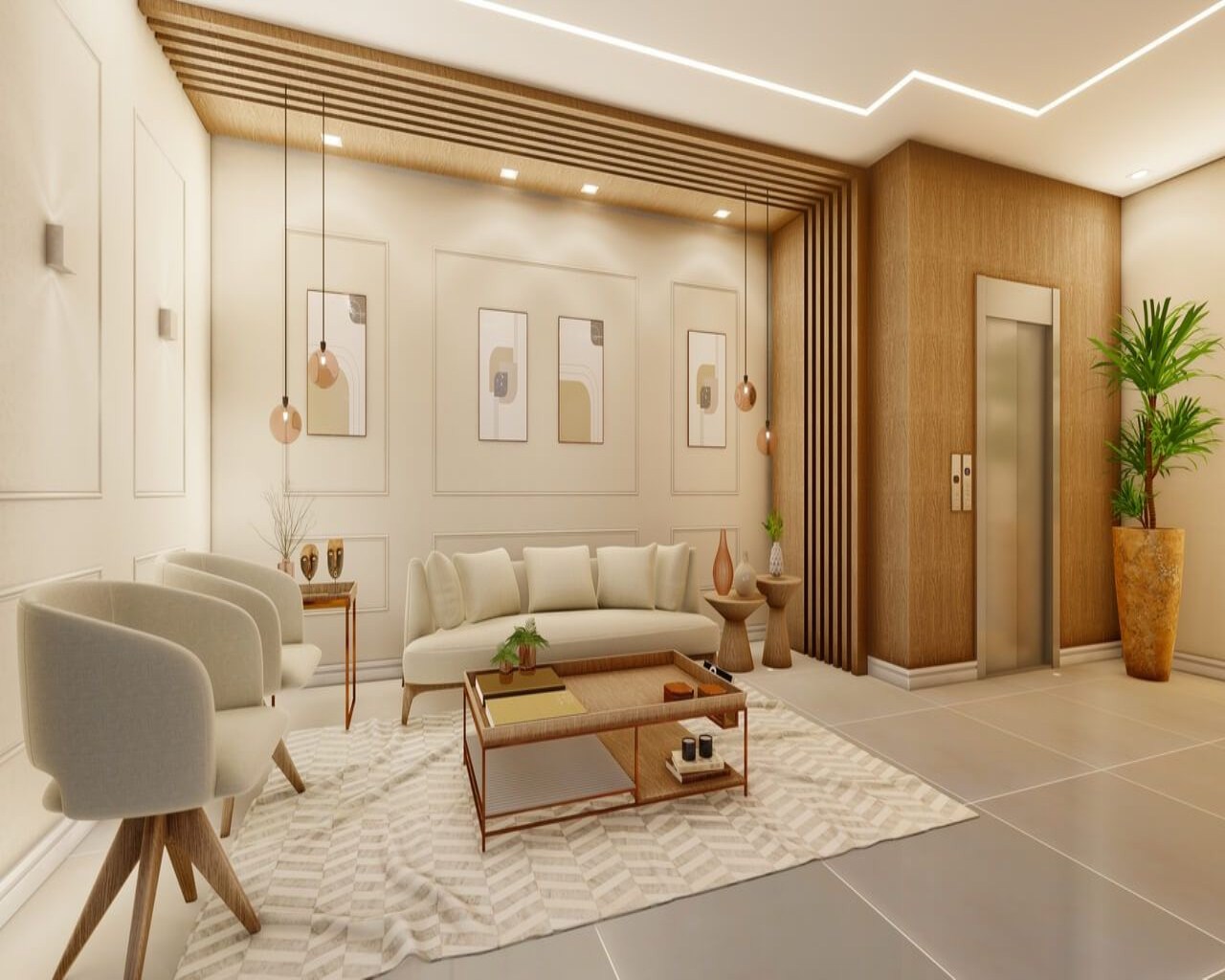 Apartamento novo de alto padrão, vista ao mar, com 2 dormitó