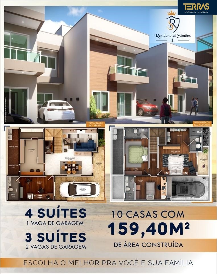 Casa residencial Simões para Venda Pitangueiras, Lauro de Freitas