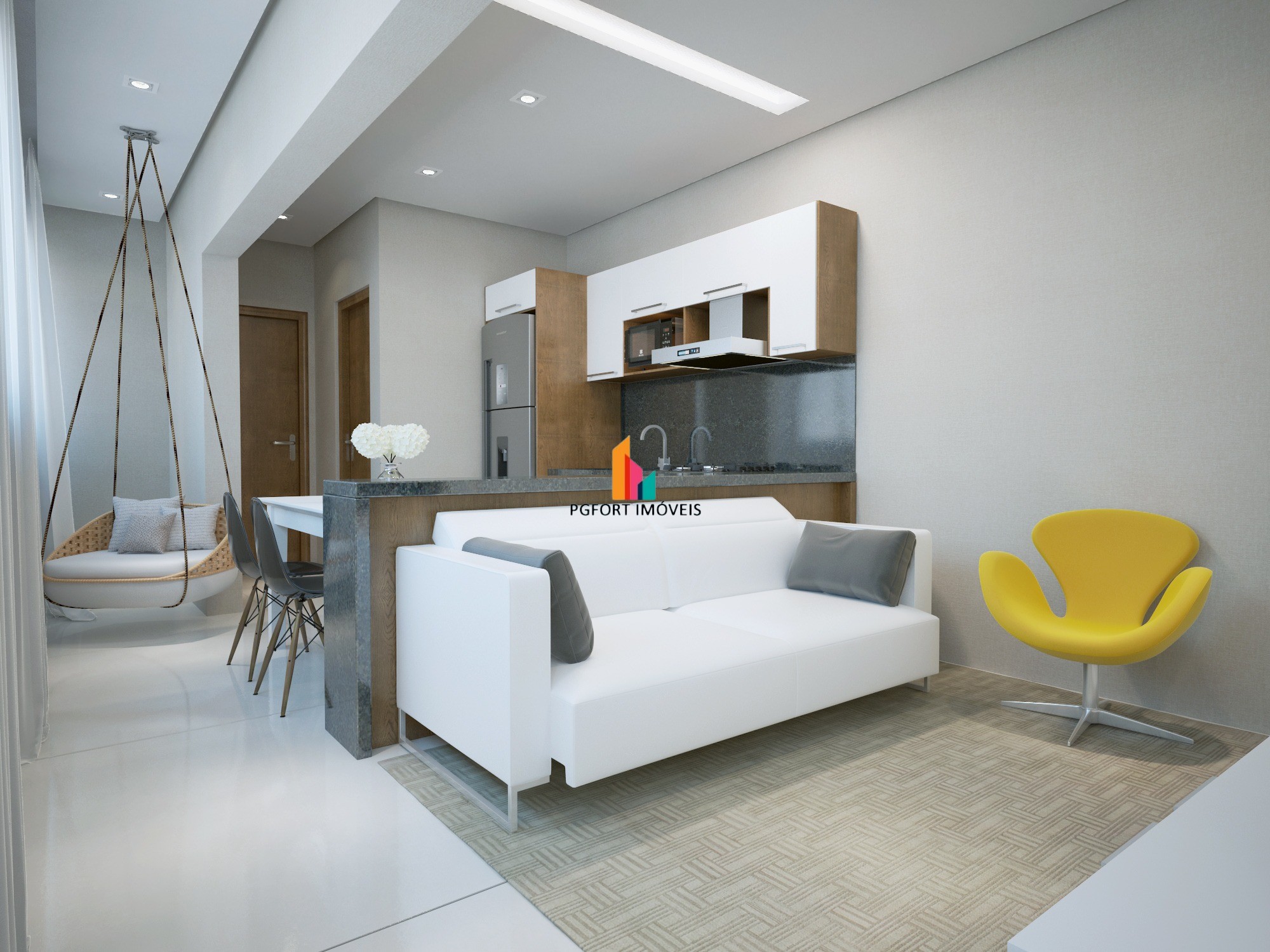 Apartamento residencial em praia grande - sp, guilhermina