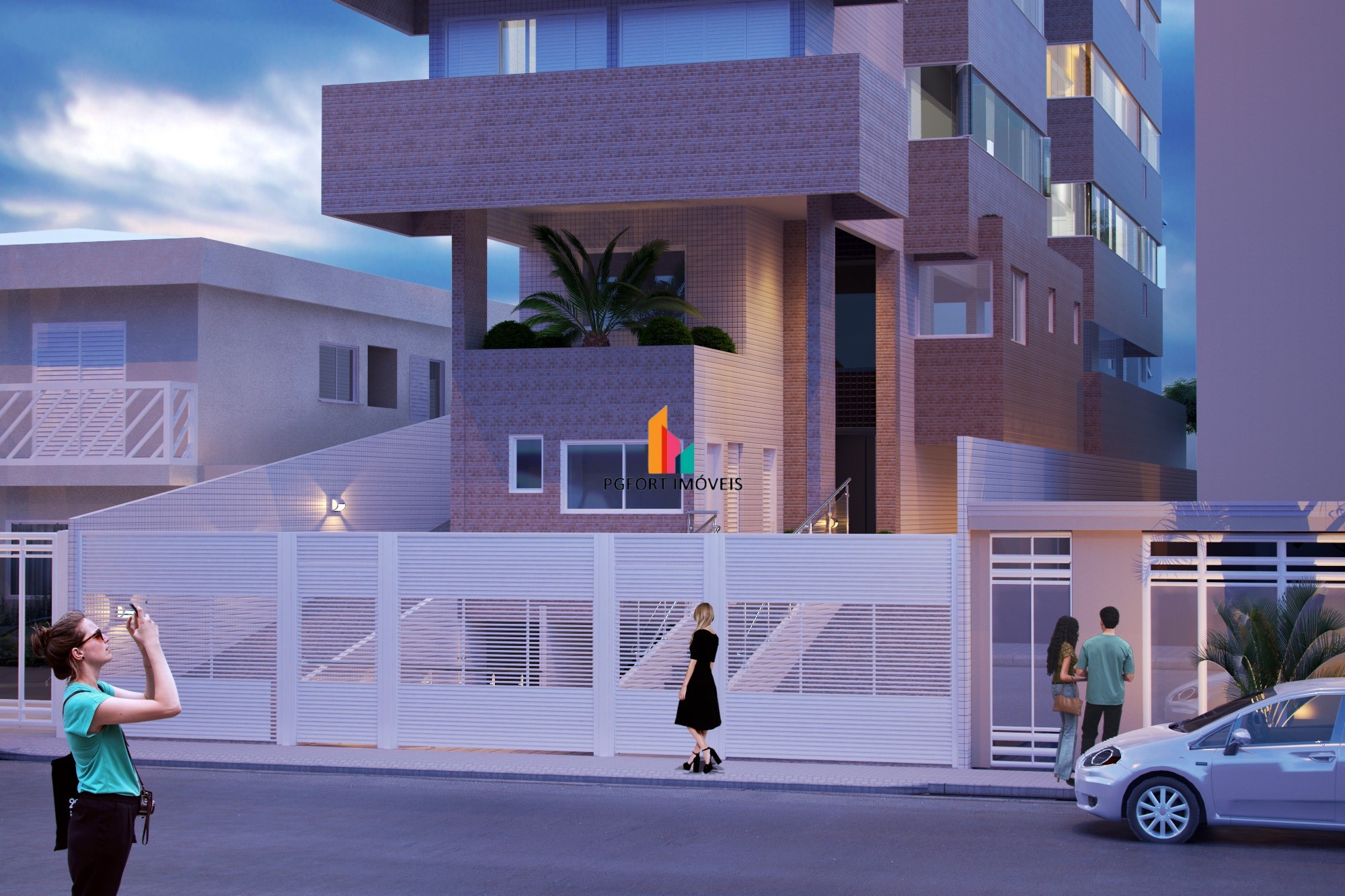 Apartamento residencial em praia grande - sp, guilhermina