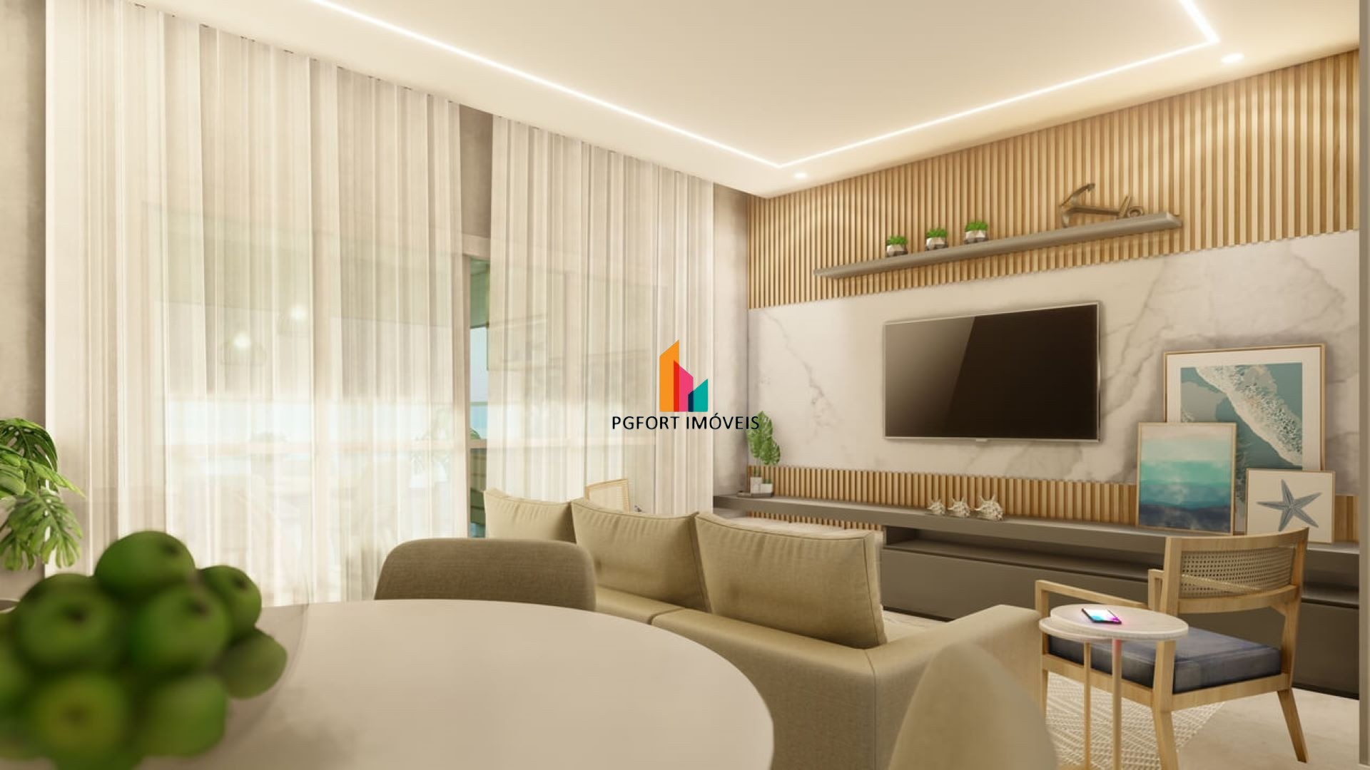 Apartamento residencial em praia grande - sp, flórida