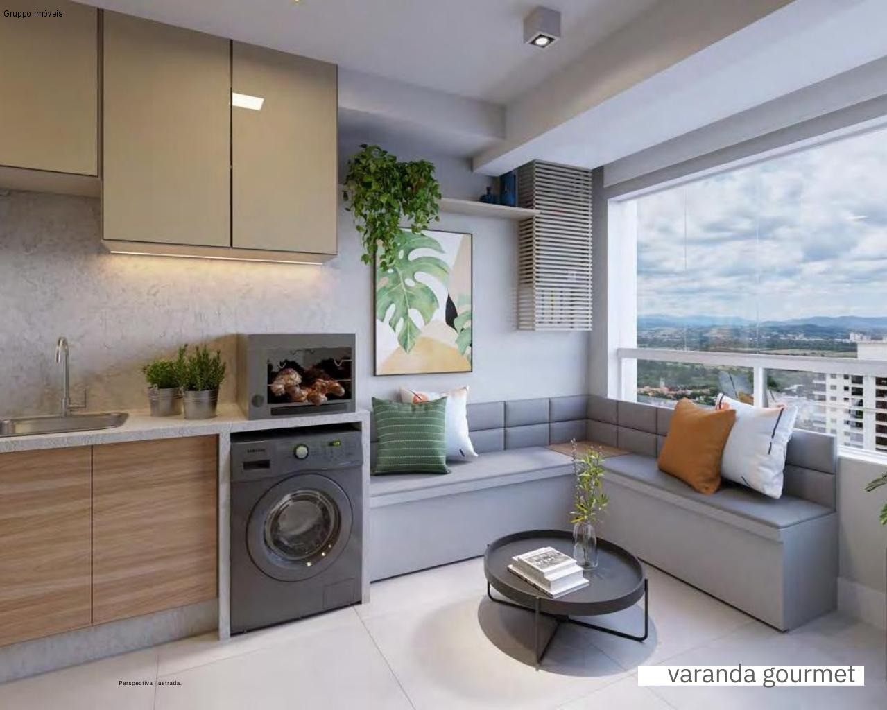 Apartamento alto padrão com 2 dormitórios no Colinas em São José dos Campos