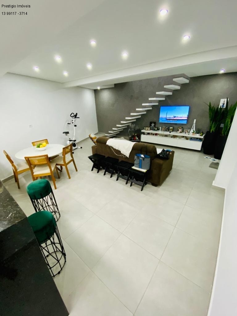 Casa residencial em praia grande - sp, vila caiçara