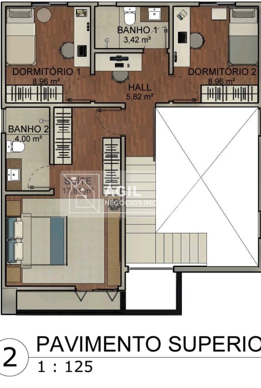 Venda de Casa/Sobrado no Condomínio Terras do vale em Caçapava-SP R$ 1.280.000,00 AC 160m² AT 300m² -3 Dorm/1 Suíte -4 Banheiros -2 Sala de jantar