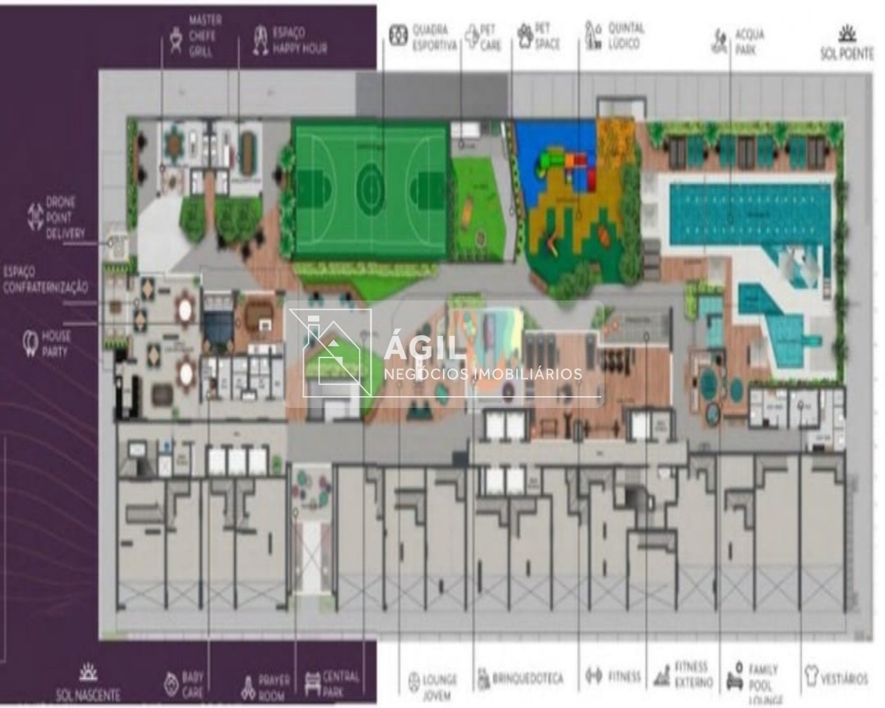 Lançamento Wonder apartamento a Venda no Cidade jardim em São José dos Campos-SP -85m² total -3 dormitórios sendo uma suíte -2 banheiros com suíte