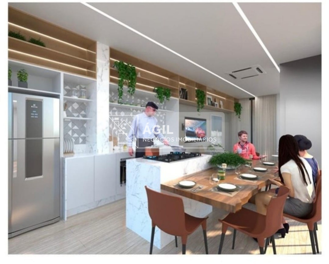 Lançamento Wonder apartamento a Venda no Cidade jardim em São José dos Campos-SP -85m² total -3 dormitórios sendo uma suíte -2 banheiros com suíte