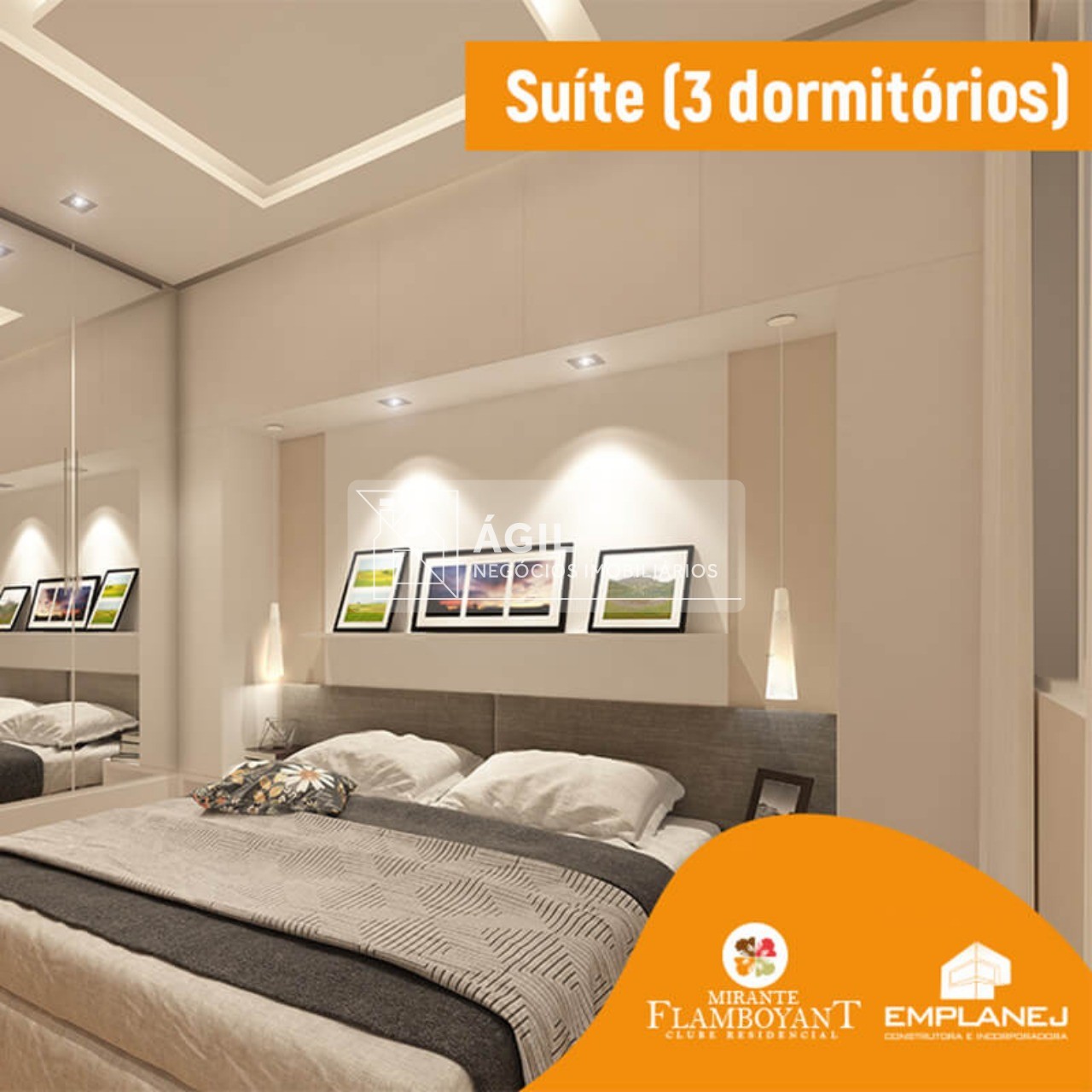 Venda - apartamento - 03 dormitórios, suite - mirante flambo
