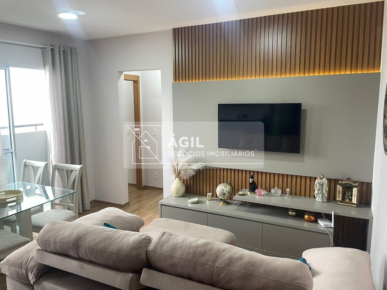 Apartamento mobiliado para alugar no Residencial Colinas do Paratehy - São José dos Campos - Sp Residencial Caminho das Árvores - Zona Oeste - 2 dor