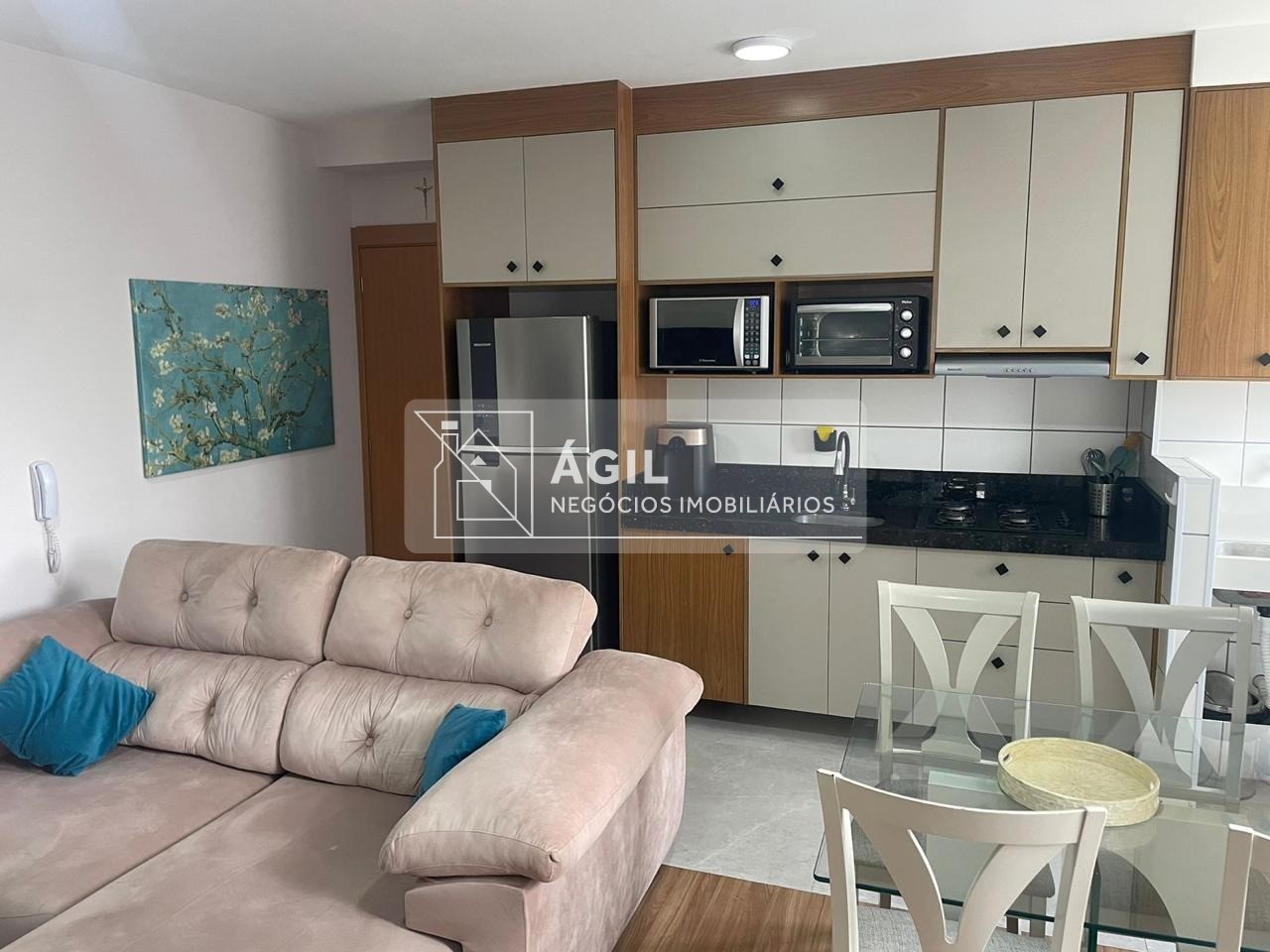 Apartamento mobiliado para alugar no Residencial Colinas do Paratehy - São José dos Campos - Sp Residencial Caminho das Árvores - Zona Oeste - 2 dor