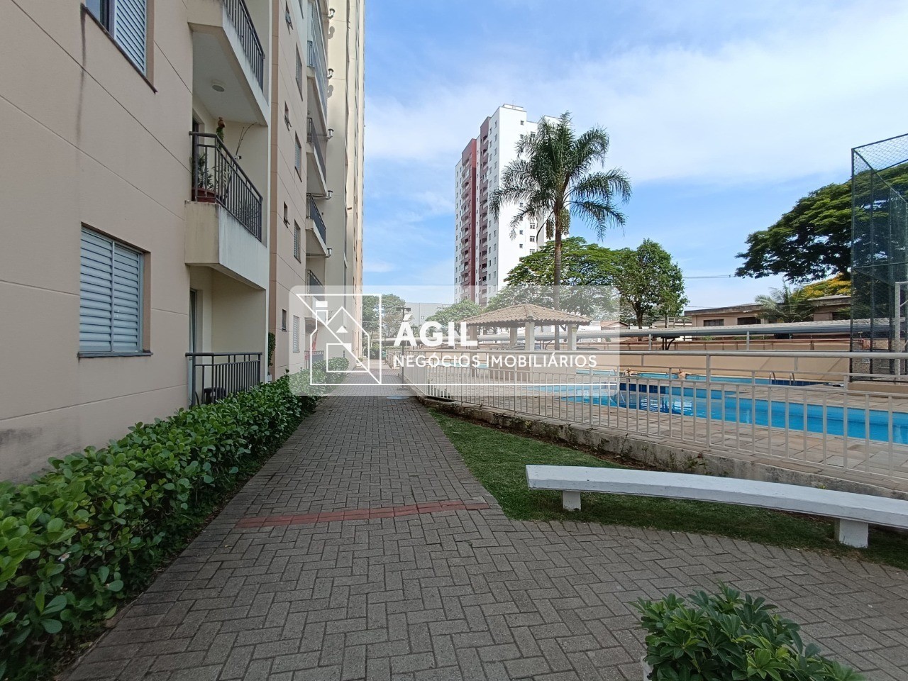 APARTAMENTO PARA LOCAÇÃO NO CITTA DI ROMA, JARDIM AUGUSTA - SÃO JOSÉ DOS CAMPOS - SP - Área útil: 62m² - 3 dormitórios (sendo 1 suíte) - 2 Banheiros