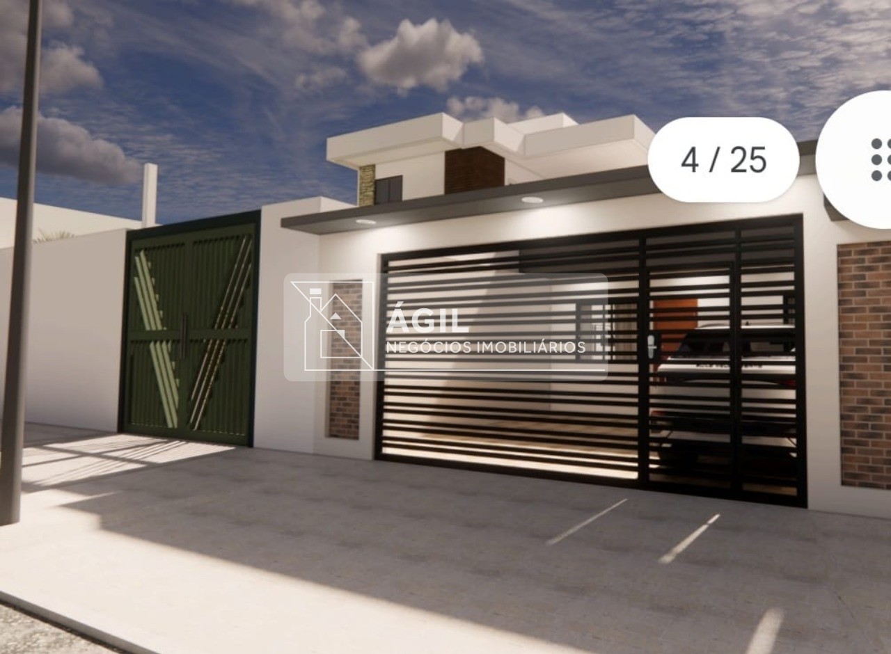 Vendo casa térrea na planta 88 m2 - 3 dormitórios - santa pa