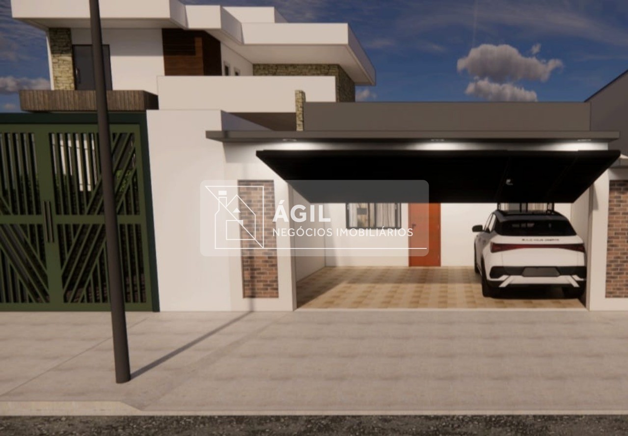 Vendo casa térrea na planta 88 m2 - 3 dormitórios - santa pa