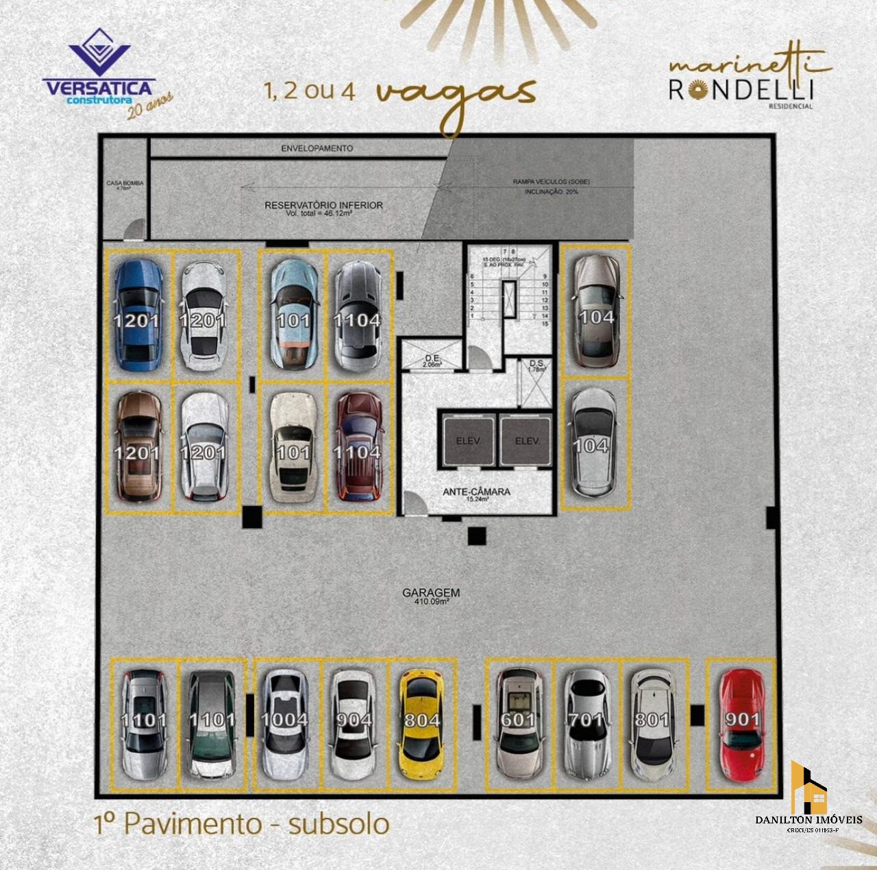Apartamento A venda na quadra o Mar, na Praia do Morro com 2 Quartos, Área de Lazer completa em Guarapari-ES