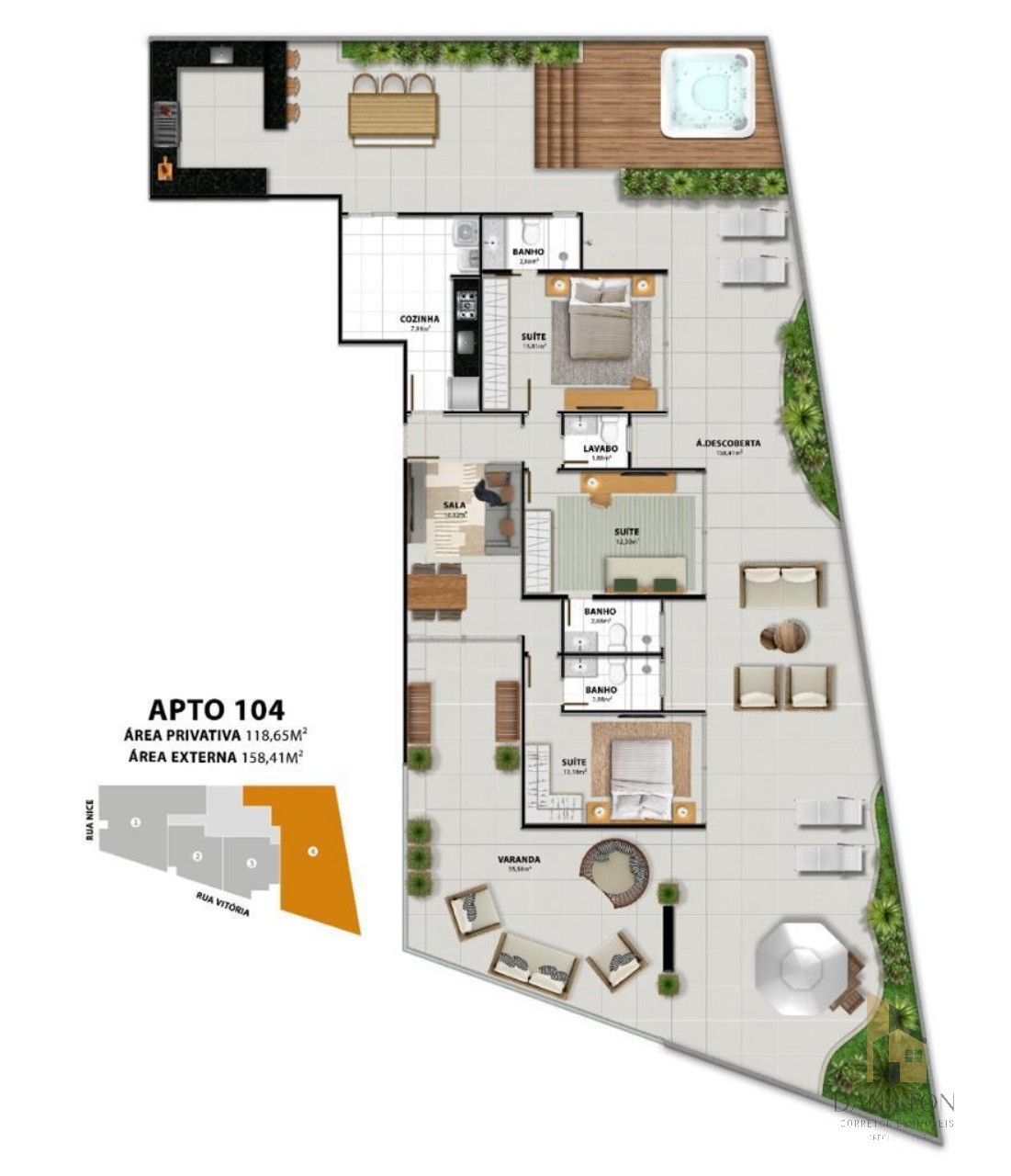 Apartamento com 3 quartos área de Lazer completa a venda na Praia do morro financiamiento com a construtora, GUARAPARI-ES