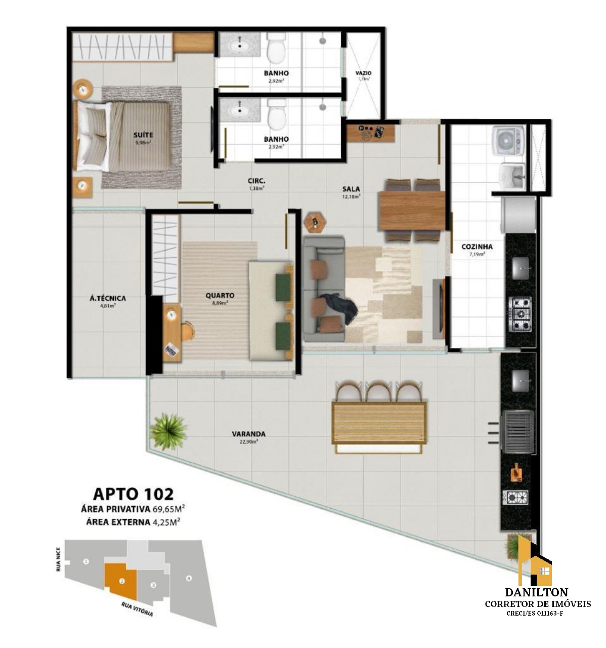FINANCIAMENTO DIRETO COM A CONSTRUTORA Lançamento em Guarapari-es com 2 Quartos e Área de lazer completa