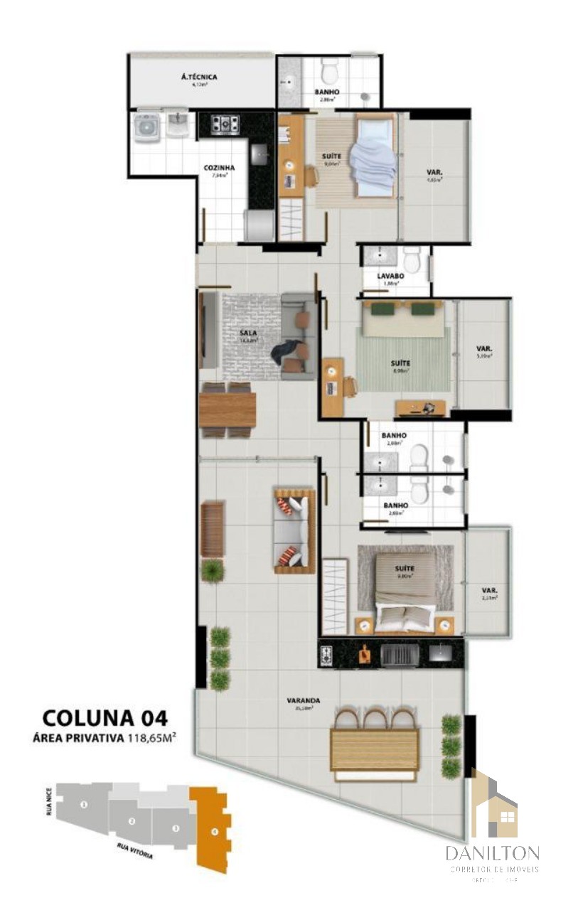 Apartamento com 3 quartos área de Lazer completa a venda na Praia do morro financiamiento com a construtora, GUARAPARI-ES