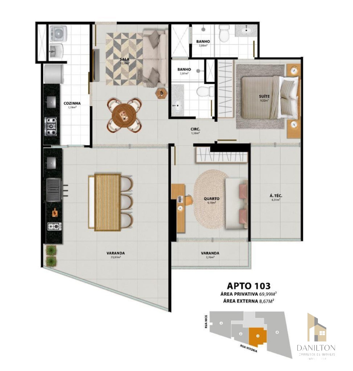 Apartamento com 3 quartos área de Lazer completa a venda na Praia do morro financiamiento com a construtora, GUARAPARI-ES