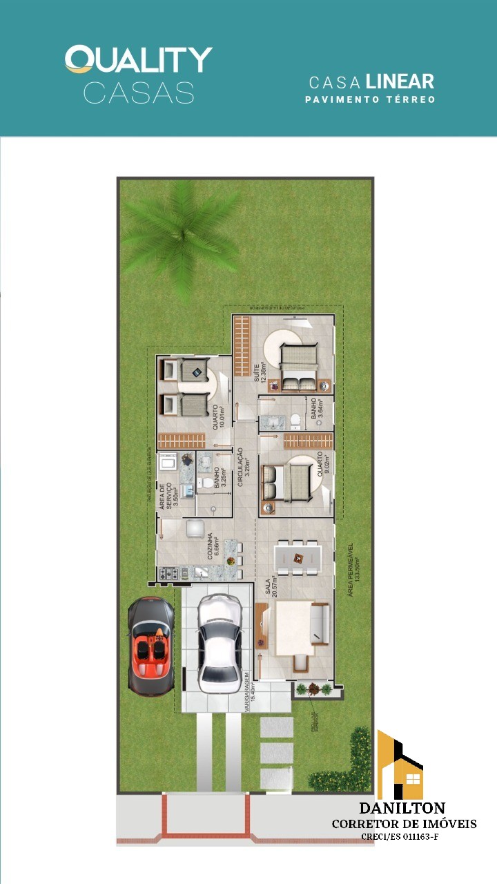 Casa com 3 Quartos A venda no Bairro Itapebussu Guarapari-ES