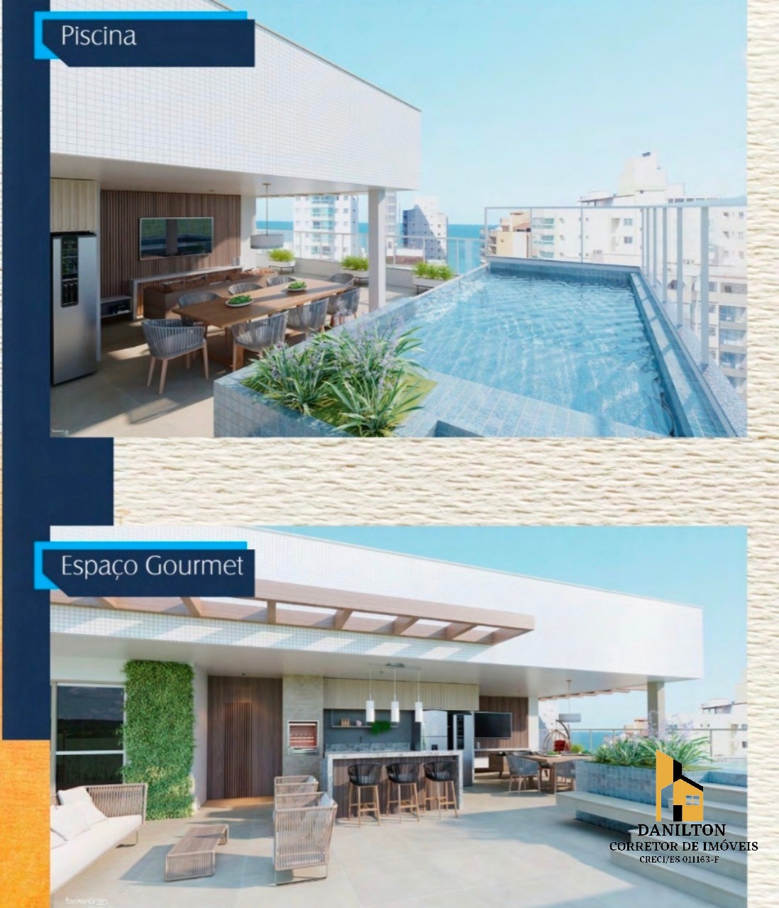 Apartamento com 2 e 3 quartos A venda na Praia do Morro GUARAPRI-ES