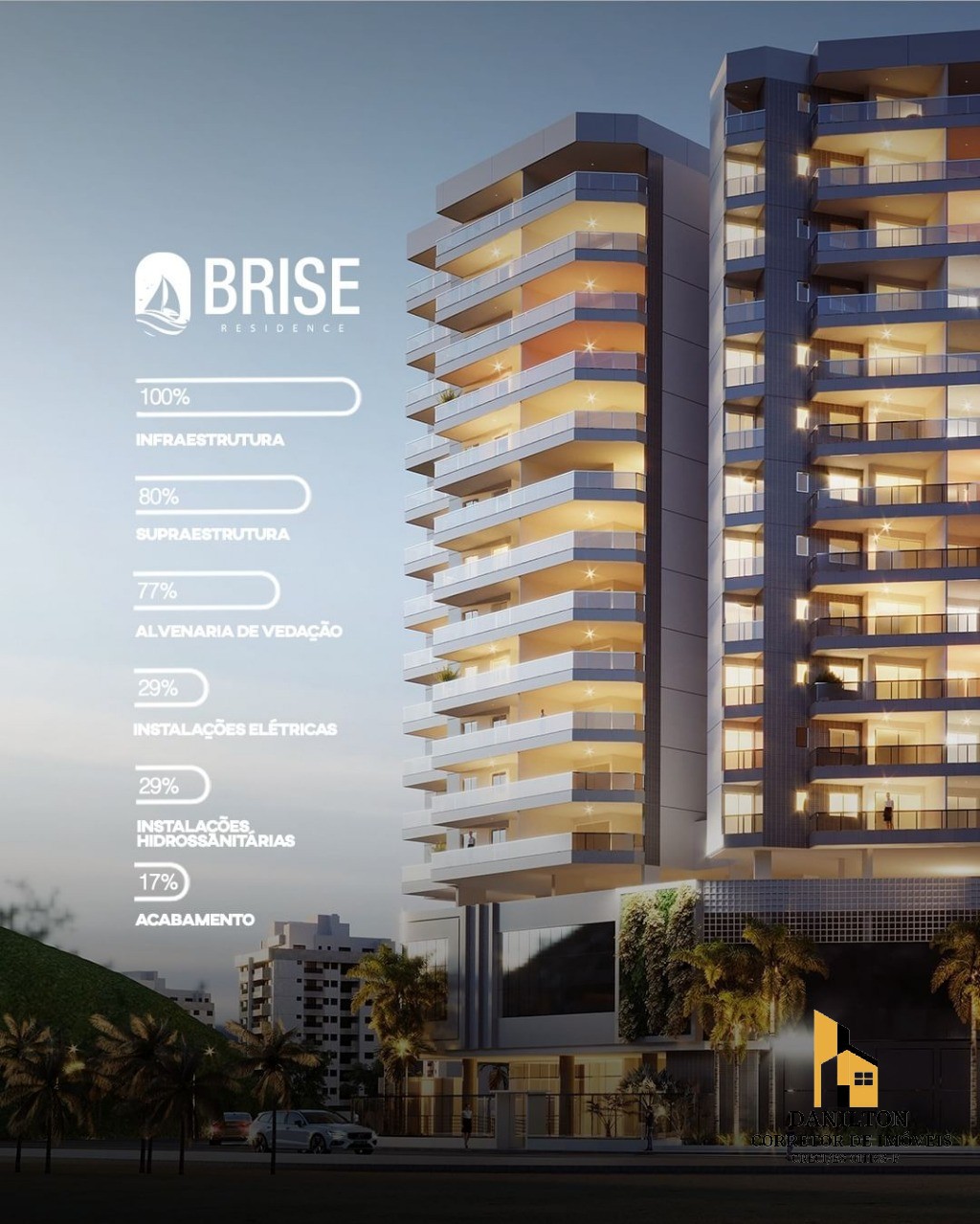 Apartamento com 3 Quartos A venda na Praia do morro GUARAPARI-ES