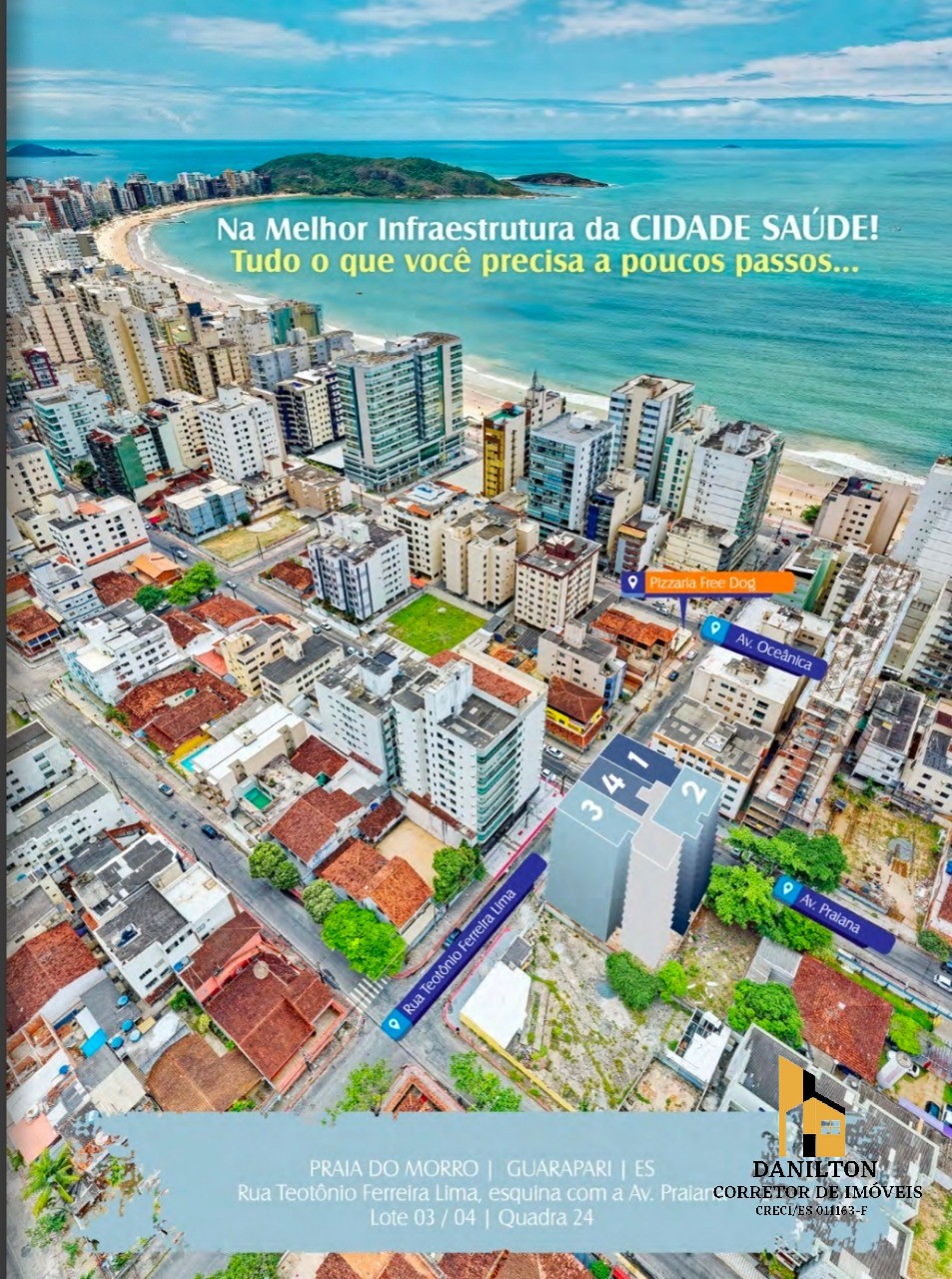 Apartamento com 2 e 3 quartos A venda na Praia do Morro GUARAPRI-ES