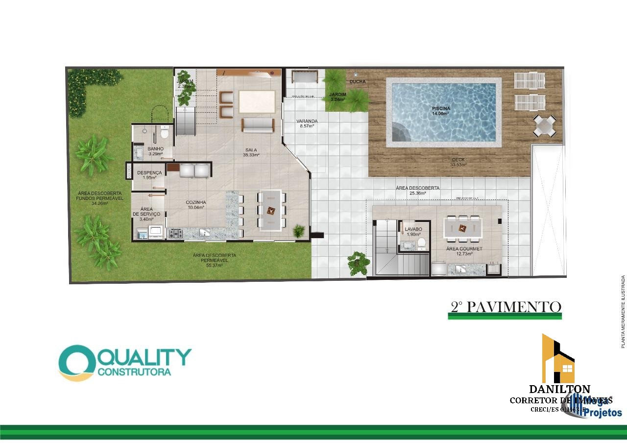 Casa duplex com 3 quartos a venda no itapebussu, vista para 