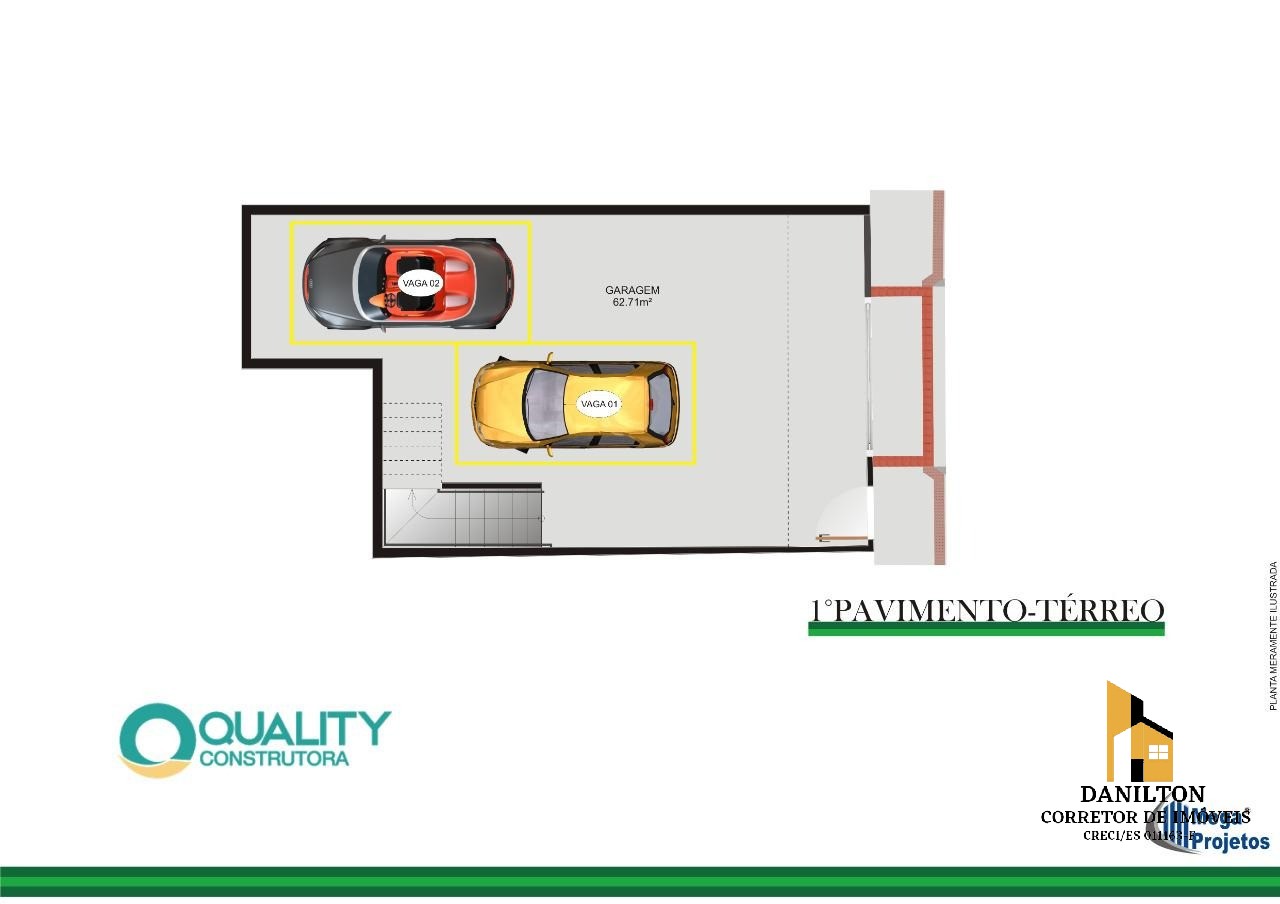 Casa duplex com 3 quartos a venda no itapebussu, vista para 