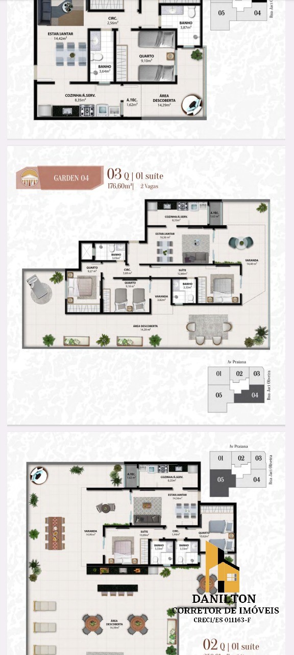 Apartamento com 2 Quartos A venda na praia do Morro GUARAPARI-ES