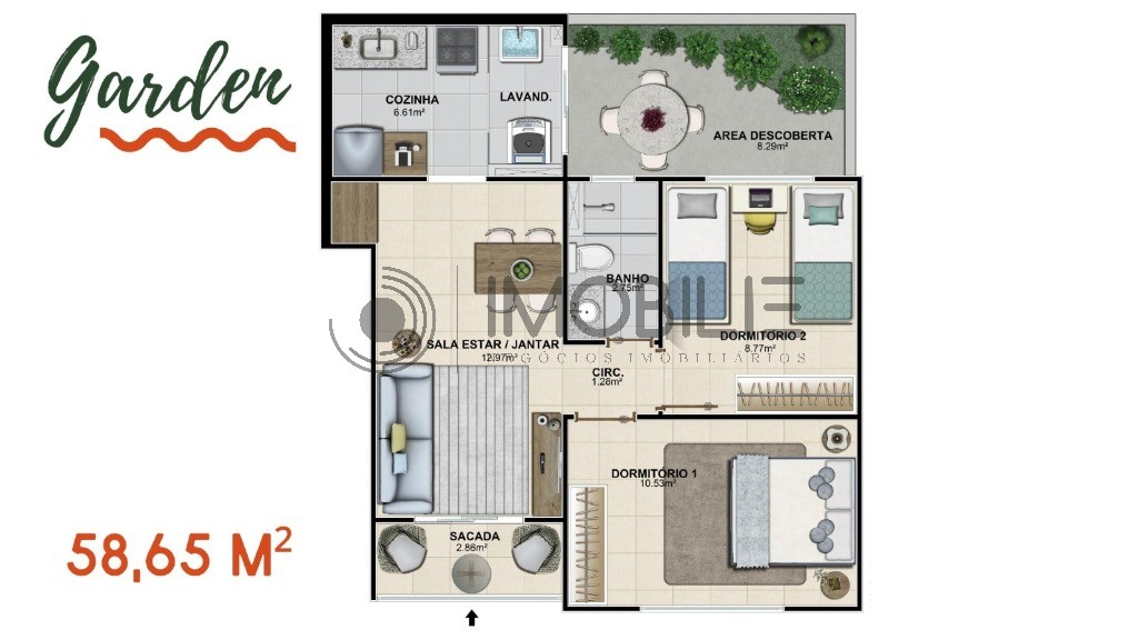 Casa, 2 quartos, 58 m² - Foto 27