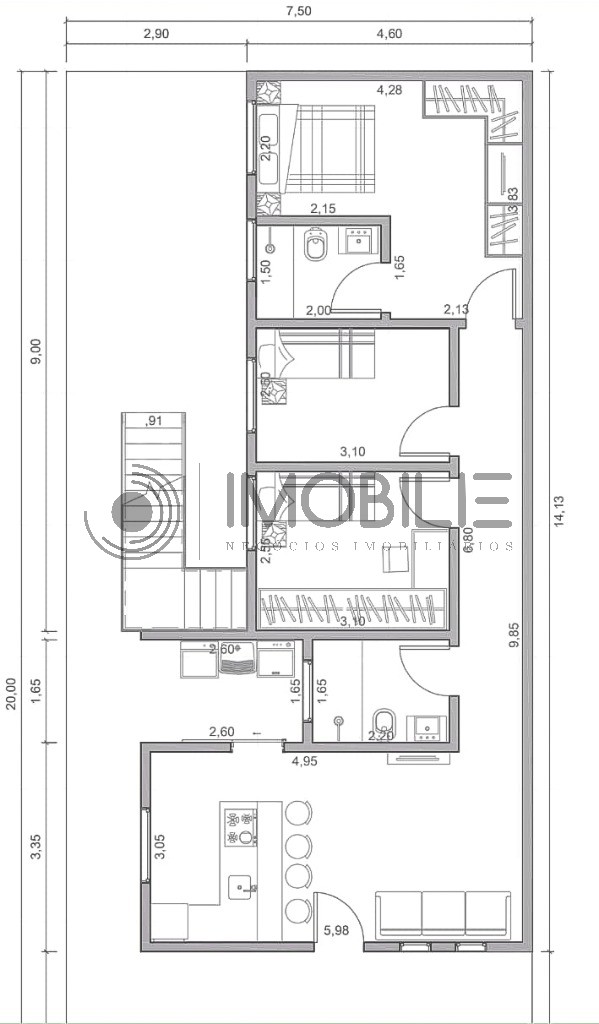 Casa, 3 quartos, 107 m² - Foto 39