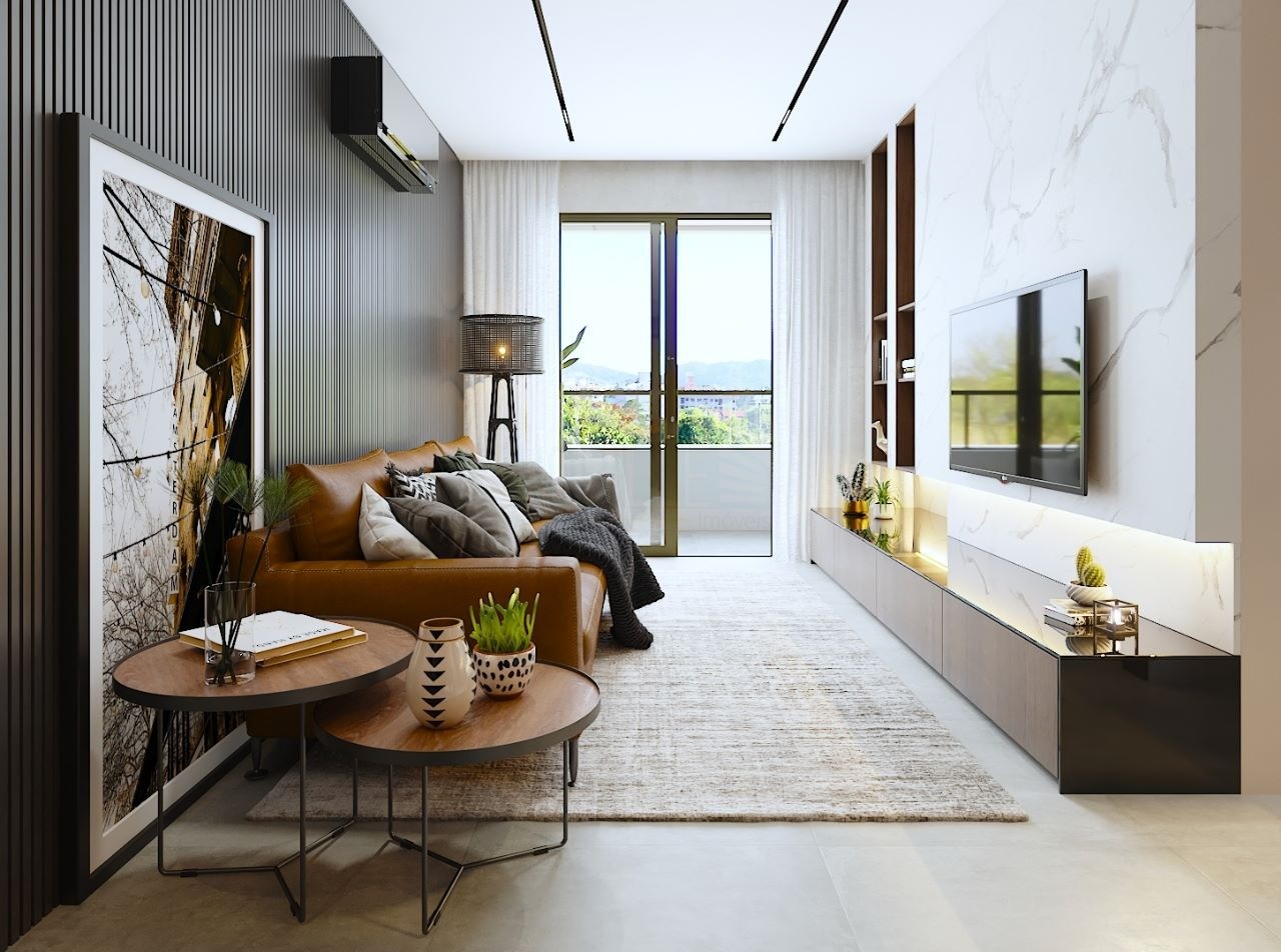 NOBILLE IMÓVEIS VENDE - Excelente apartamento de alto padrão com 02 dormitórios sendo 01 suíte, com fino acabamento nas Gaivotas
