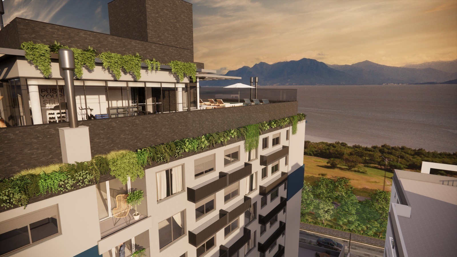 Apartamento em construção à venda na Beira Mar Sul em Florianópolis/SC.