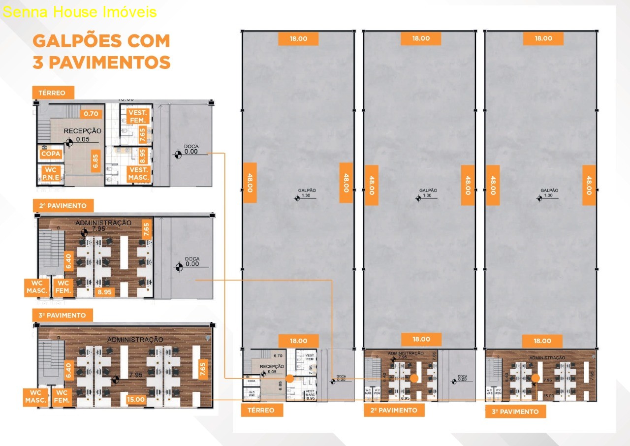 Galpão Industrial de Alto Padrão em Condomínio - Venda ou Locação em Itupeva-SP, Bairro Santo Antonio 2: 5 Salas, 6 Banheiros, 6 Vagas, 1.251,60 m².