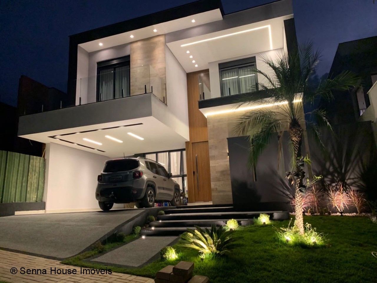 Casa de luxo em condomínio, 4 quartos, 4 suítes, 4 salas, 5 banheiros, 4 vagas de garagem, 265m² - Jundiaí-SP, Jardim Novo Mundo.