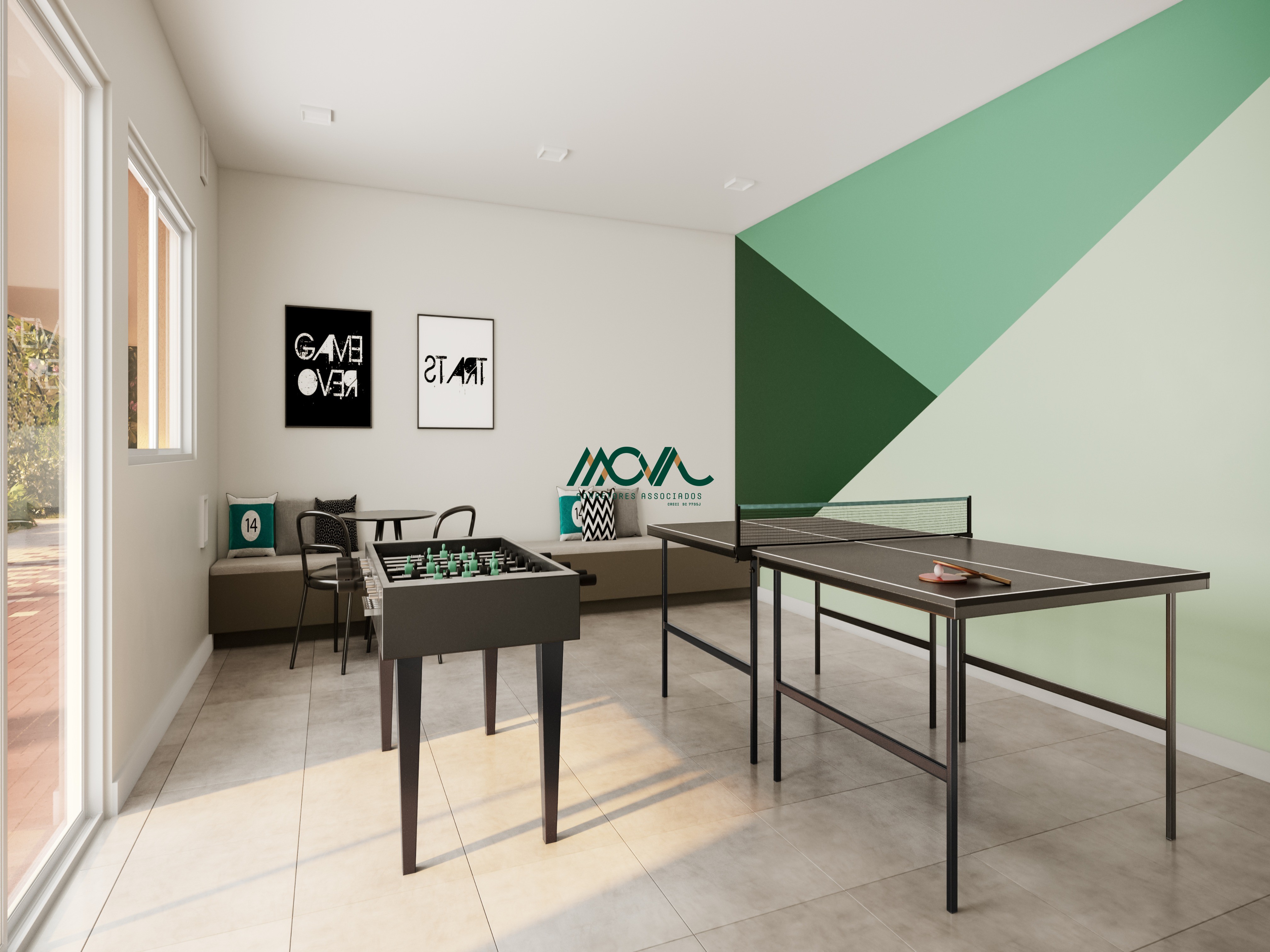 Apto c/ 2 dormitórios em Condomínio Clube - Compre na Mova Corretores e Ganhe o projeto de interiores!