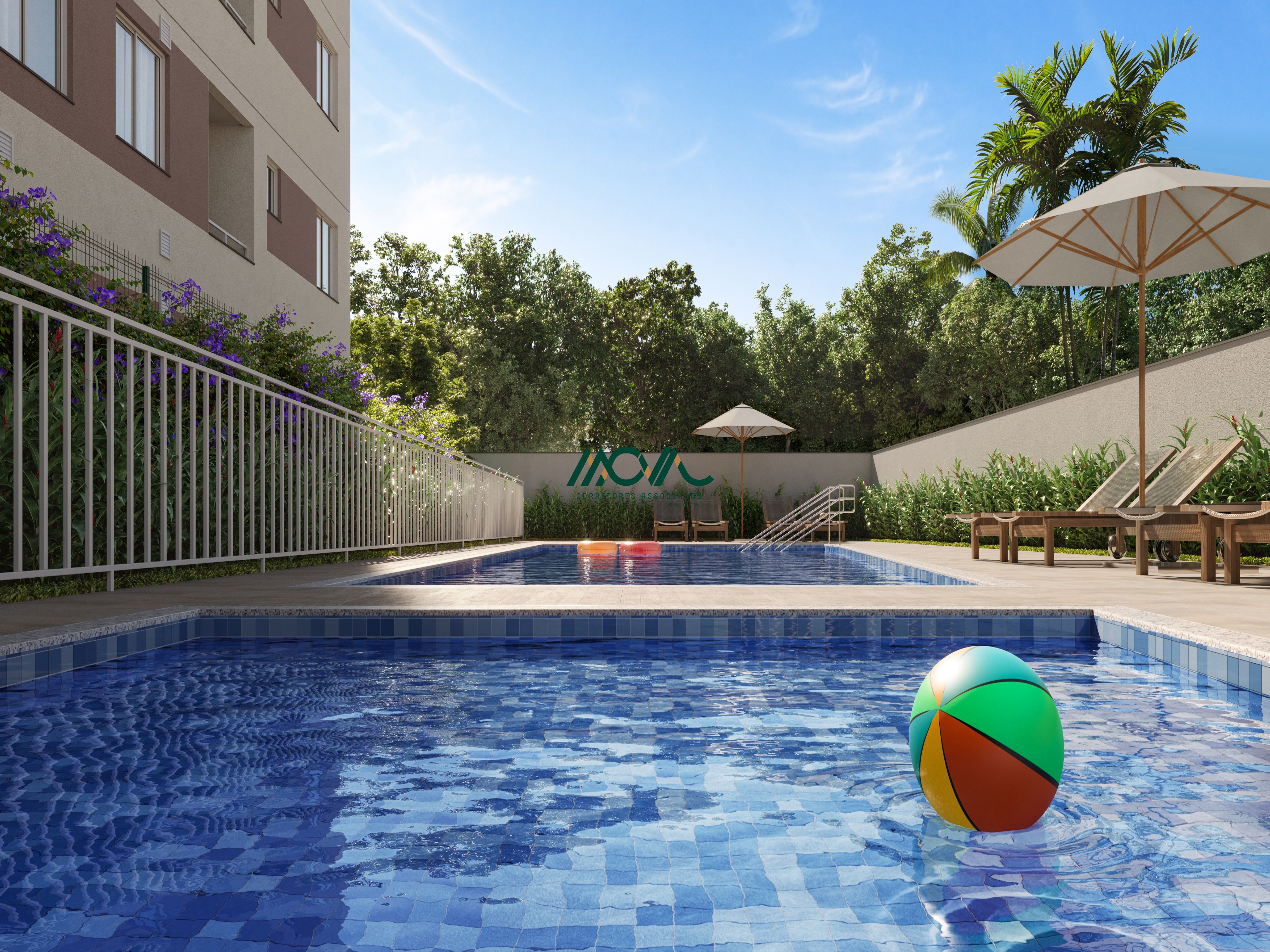 Apto c/ 2 dormitórios em Condomínio Clube - Compre na Mova Corretores e Ganhe o projeto de interiores!