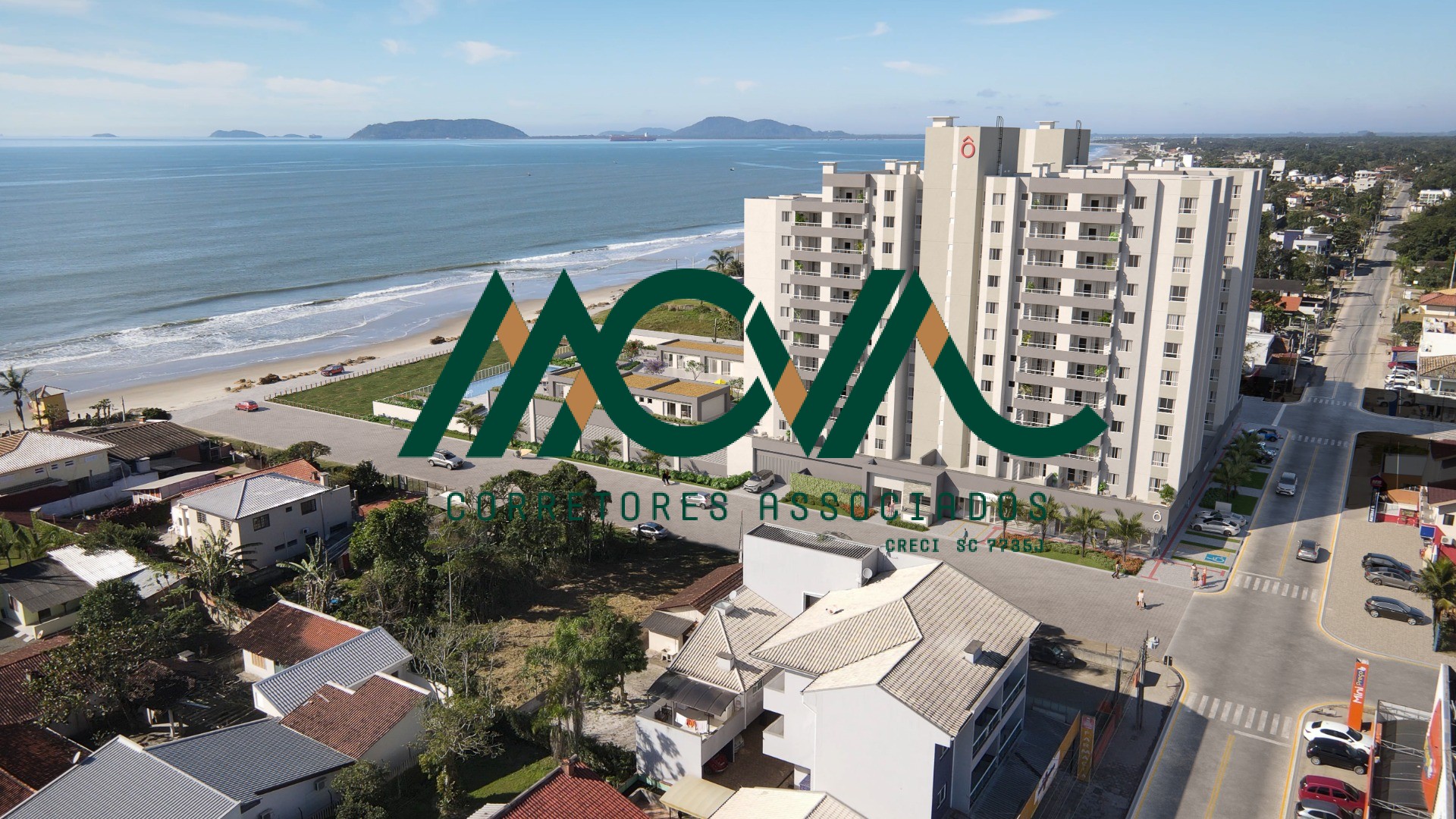 Bangalô Beach Club - Seu Pé na Areia em Itapoá com Vista Permanente para o Mar