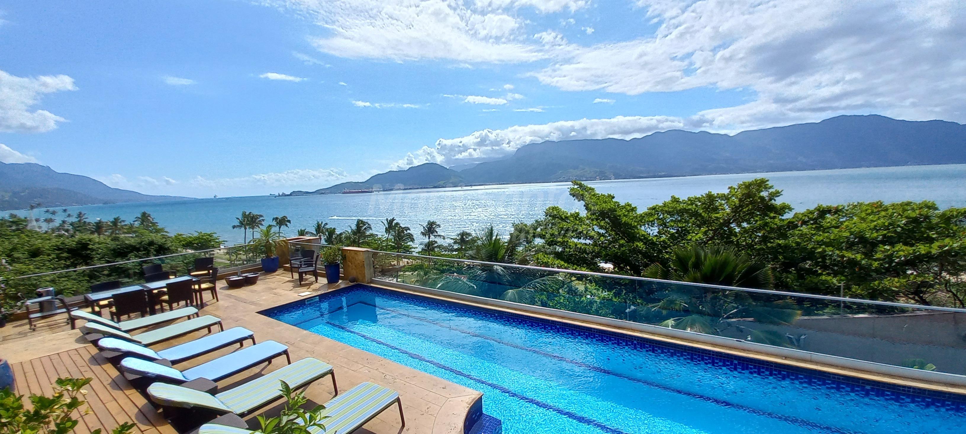 Belissima mansão luxuosa em ilhabela altíssimo padrão com vi