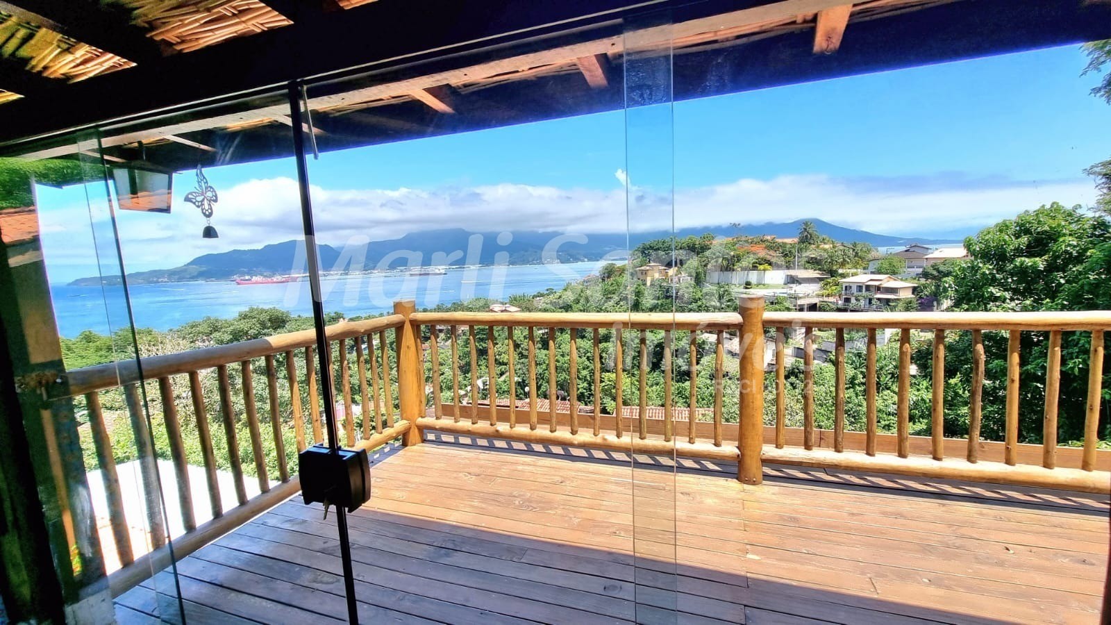 Excelente oportunidade para locação, imóvel com linda vista para o mar no perequê em ilhabela