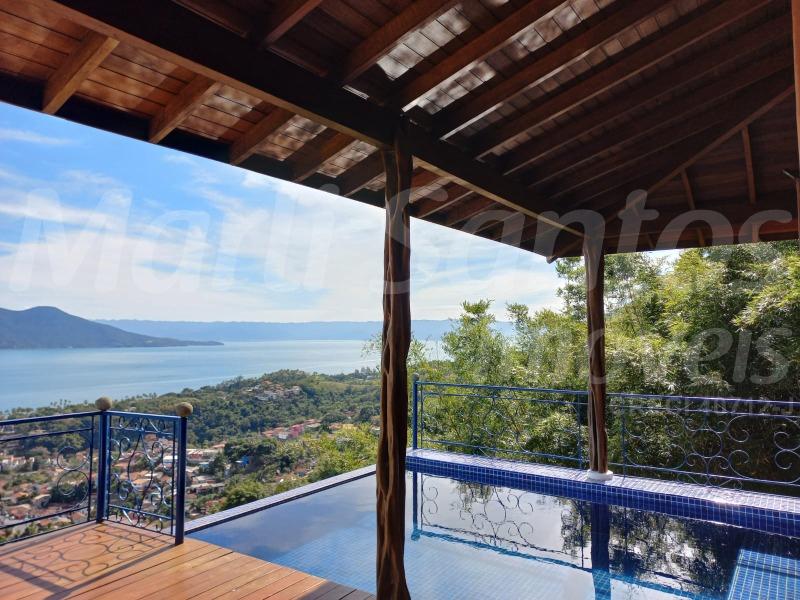 Casa/sobrado à venda com espetacular vista para o mar, área 