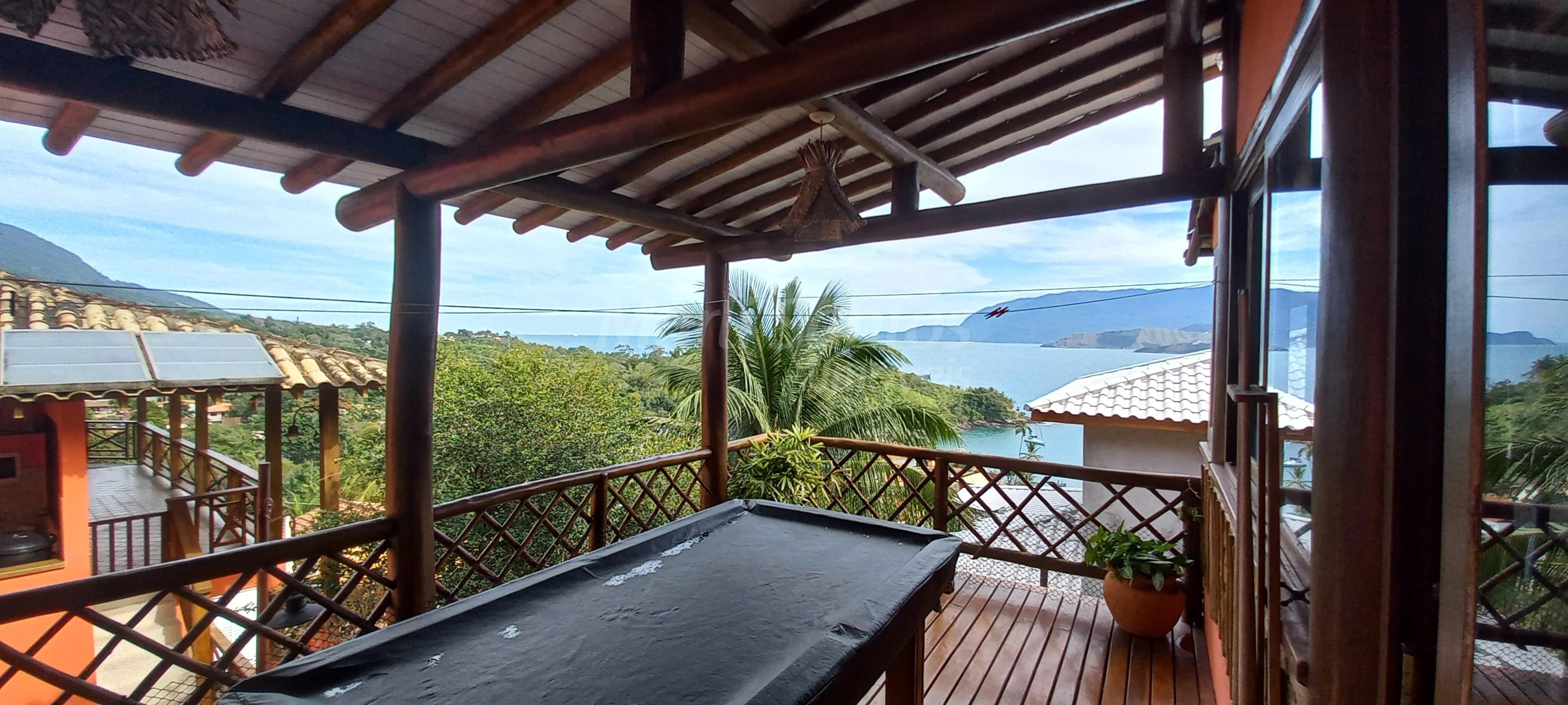 Imóvel à venda no portinho com vista panoramica para o mar, piscina e área gourmet no sul da ilhabela