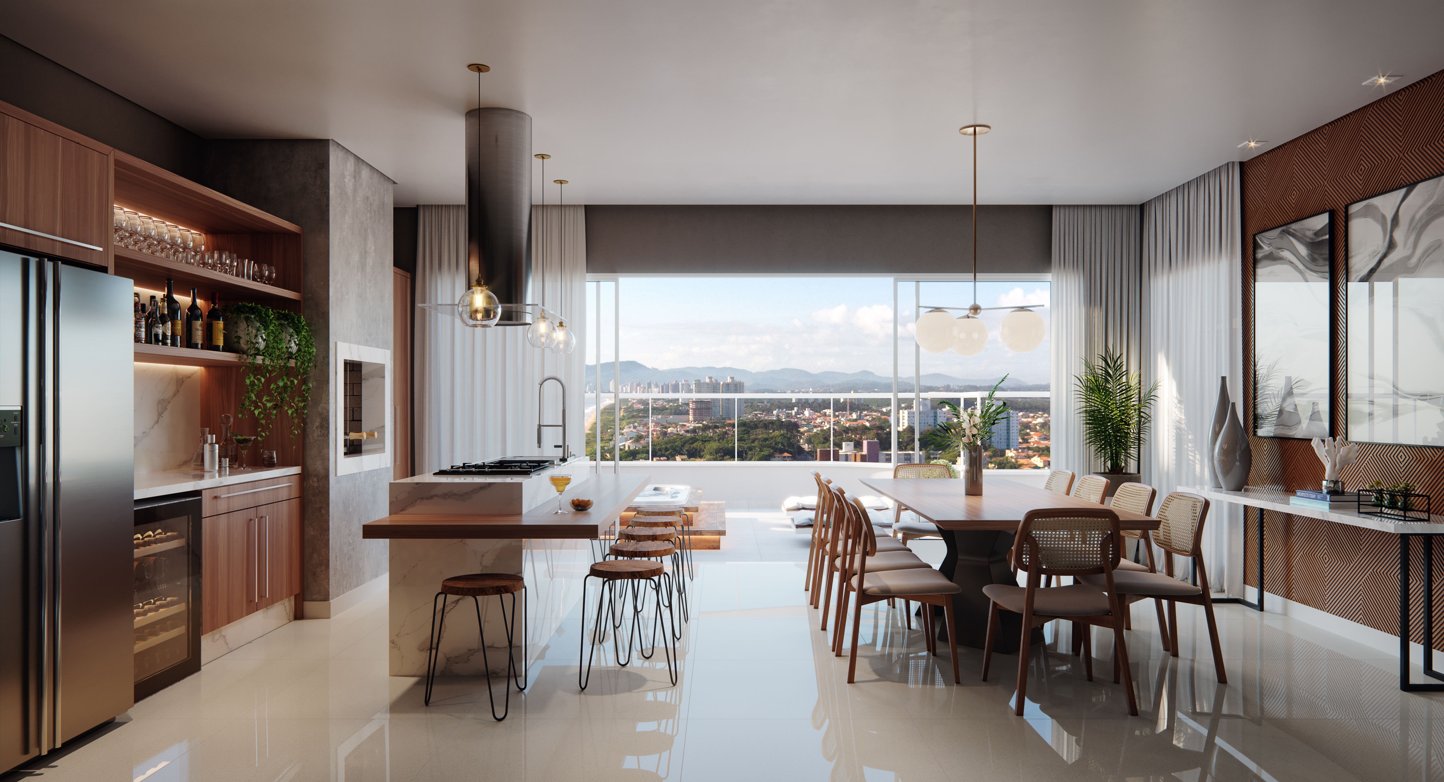 Cobertura de luxo à venda em Balneário Piçarras-SC, Itacolomi: 3 quartos, 3 suítes, 1 sala, 4 banheiros, 2 vagas, 120m².