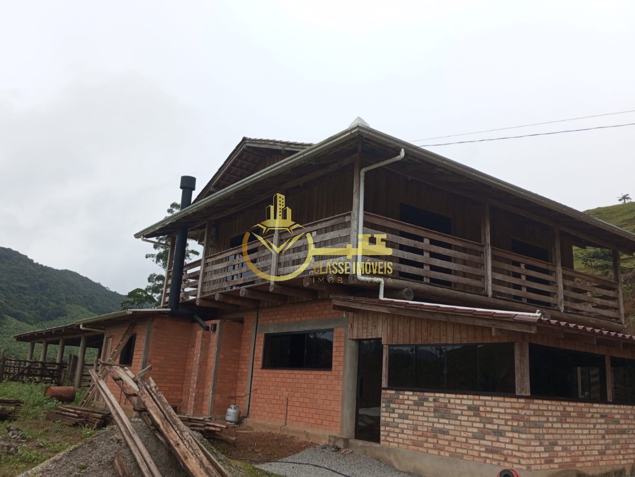 Fazenda à venda em ilhota-sc, bairro baú, com 2 quartos, 2 s