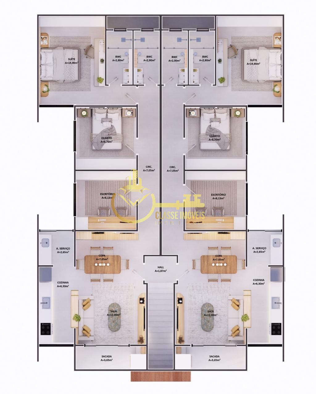 Apartamento à venda em itajaí-sc, bairro quilômetro 12 com 2