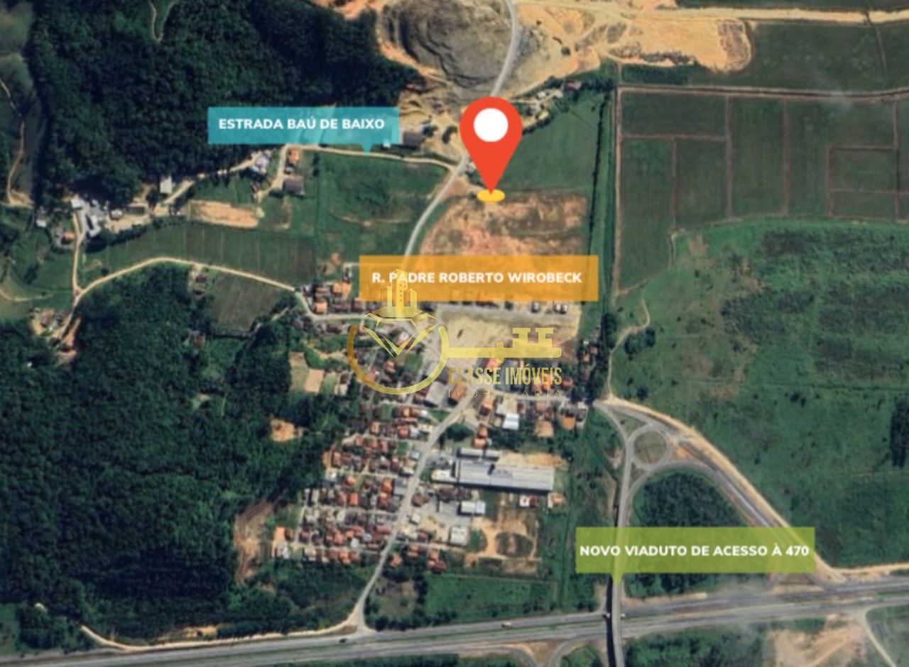 Terreno à venda em ilhota-sc, no bairro baú central, com 260