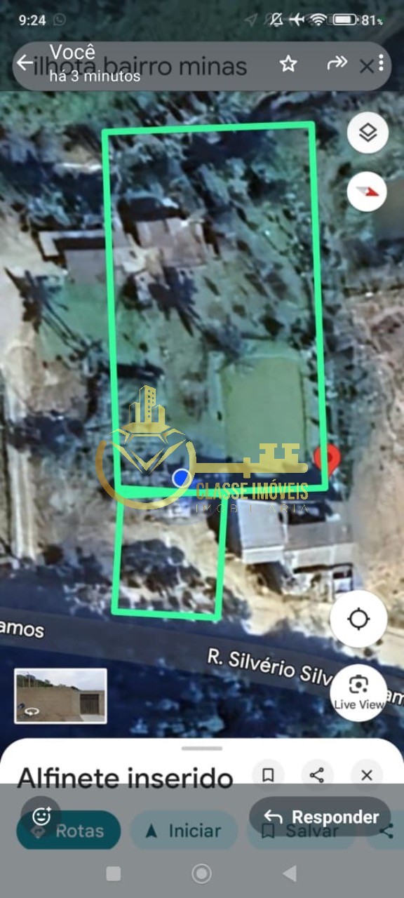 Terreno à venda em ilhota-sc, bairro minas, com 1.800m² de á