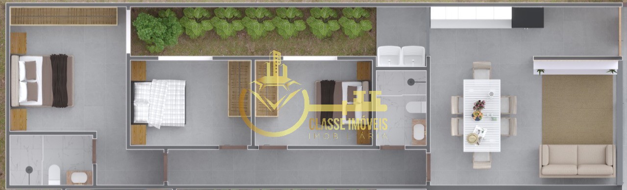 Geminado residencial em penha - sc, centro
