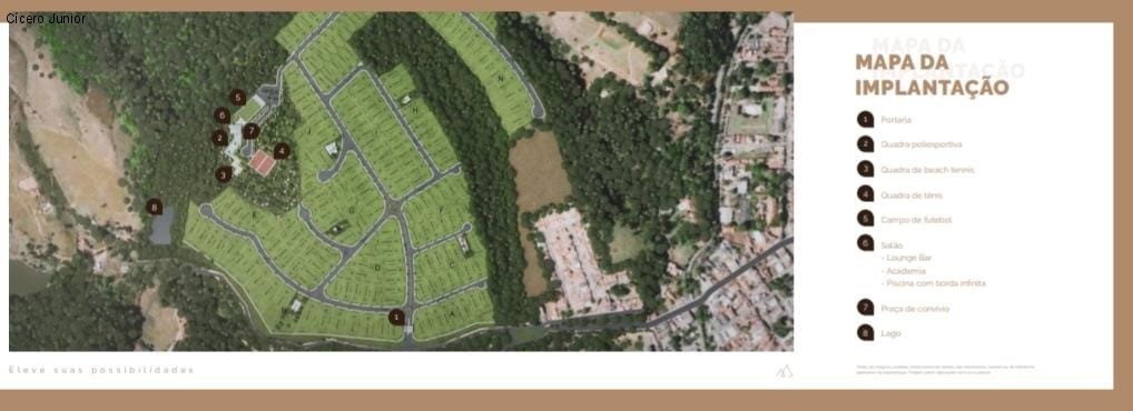 Lote de 1000 m² montanhas de cabreuva